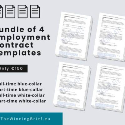 Bundle of 4 Employment Contract Templates