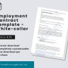 Employment Contract Template Sale - White-collar