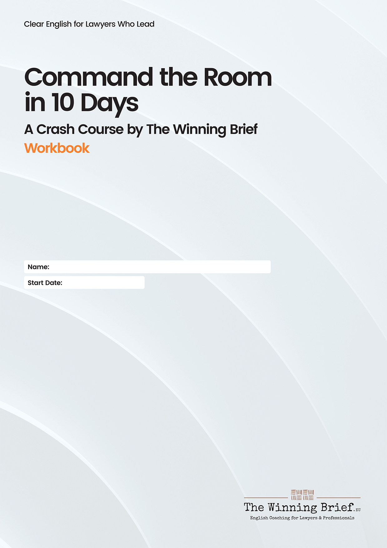 The Winning Brief Workbook Cover